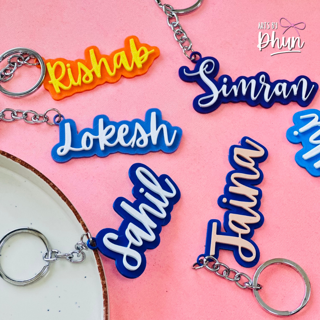 3D Name Keychain