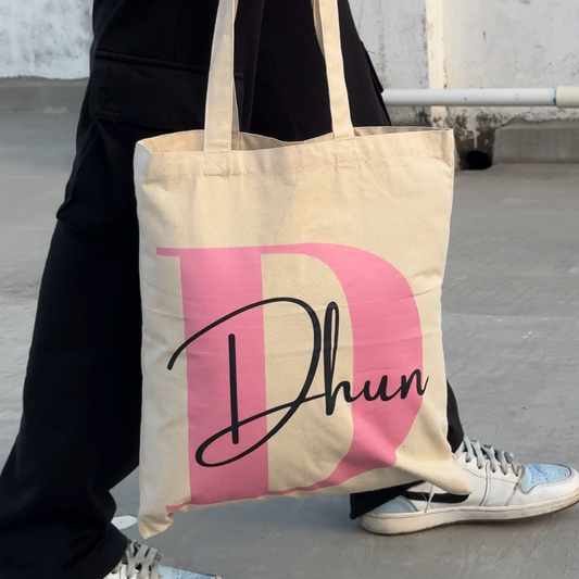 Name Tote bag personalised