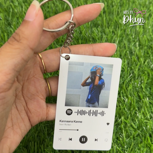 Personalised Spotify Wallet card Key chain