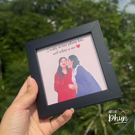 detailed illustration frames personalised