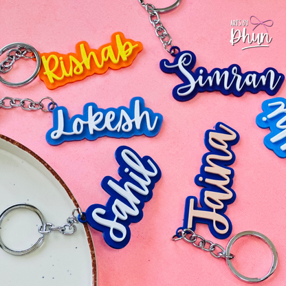 3D Name Keychain