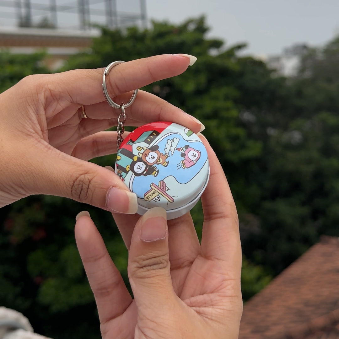 Box of memories photo Key chain