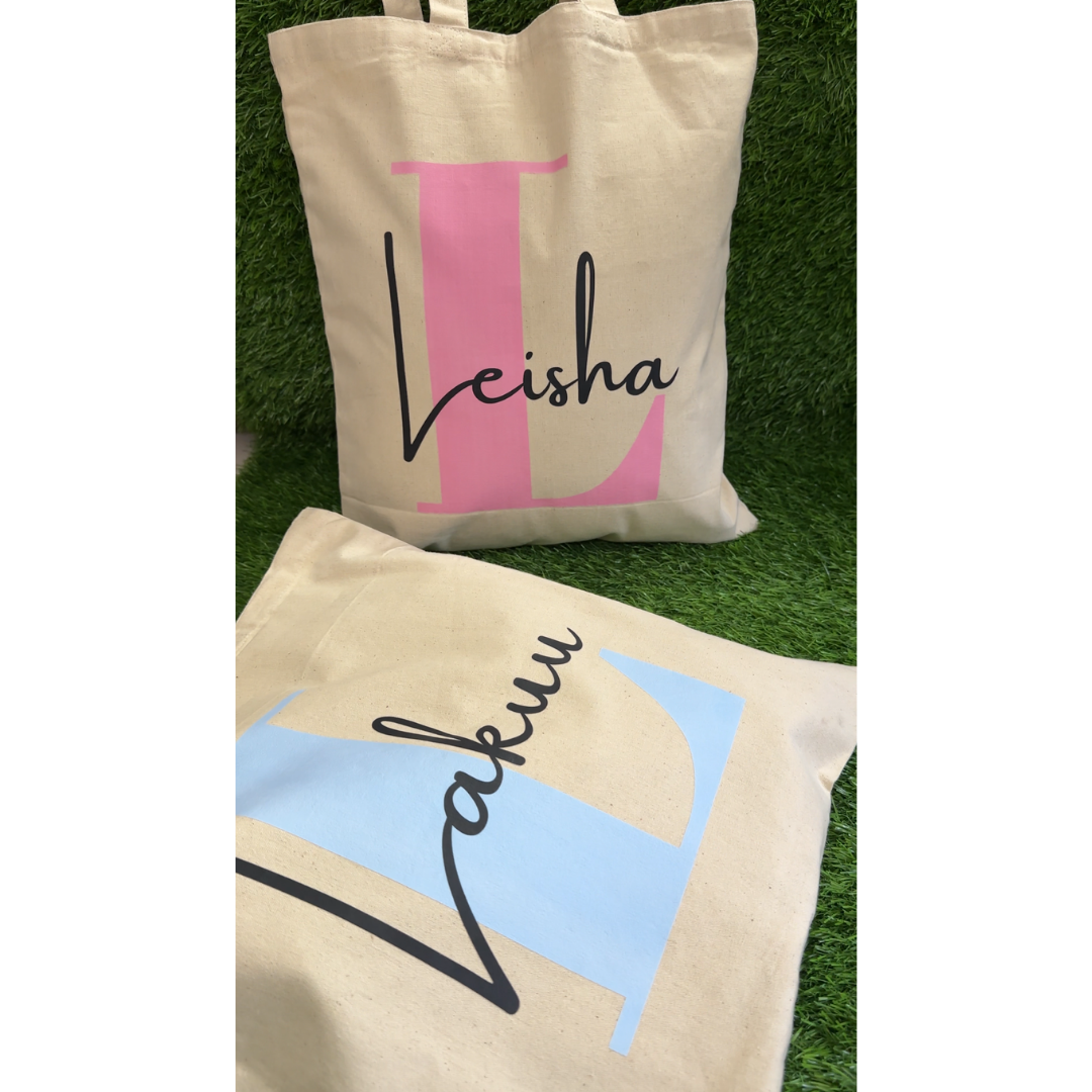 Customised Name tote bag
