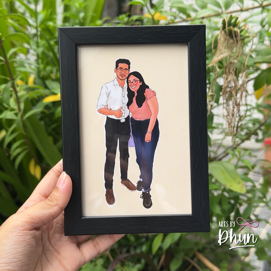 Customised detailed illustration frames