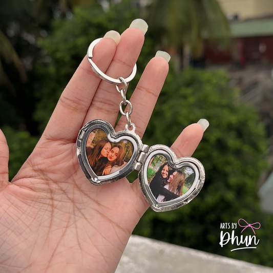 Heart Keychain Customised photo