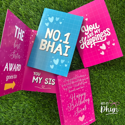 Look Inside Note Customised Look Inside Card – Arts By Dhun