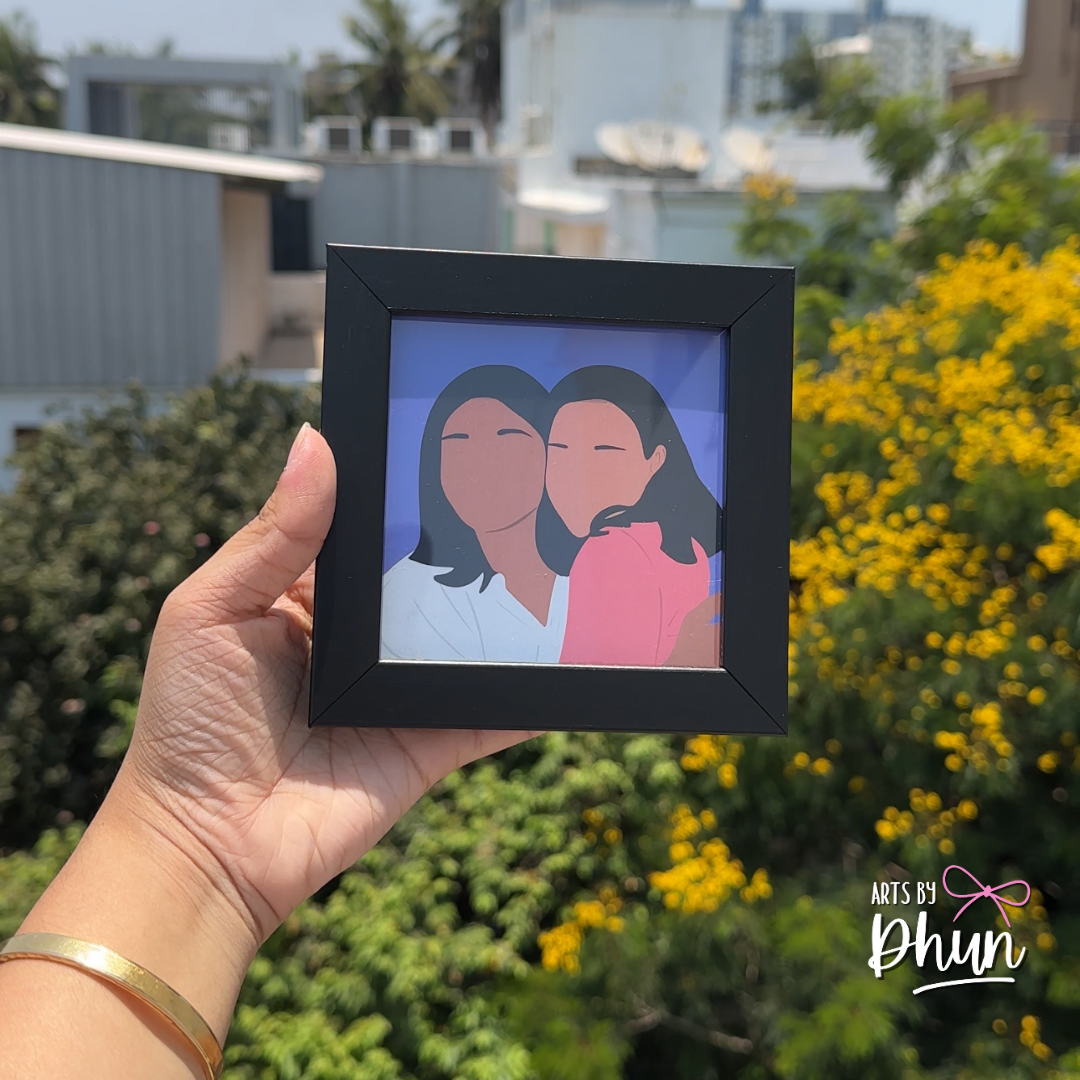 Personalised illustration frames