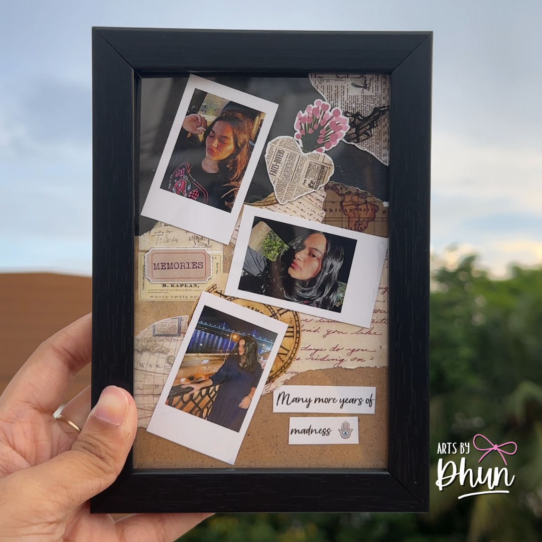 Personalised vintage frame