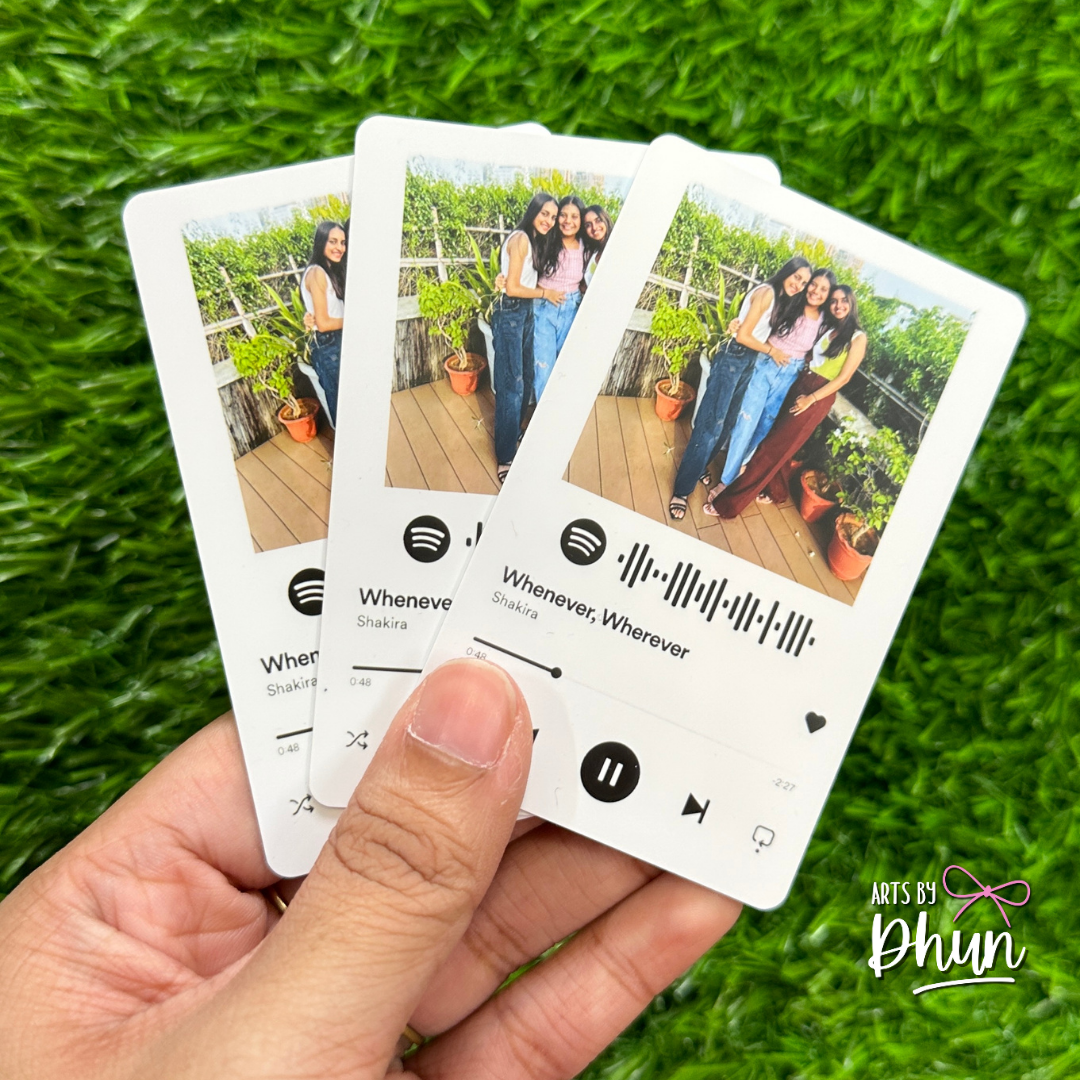 Spotify Wallet Card personalised