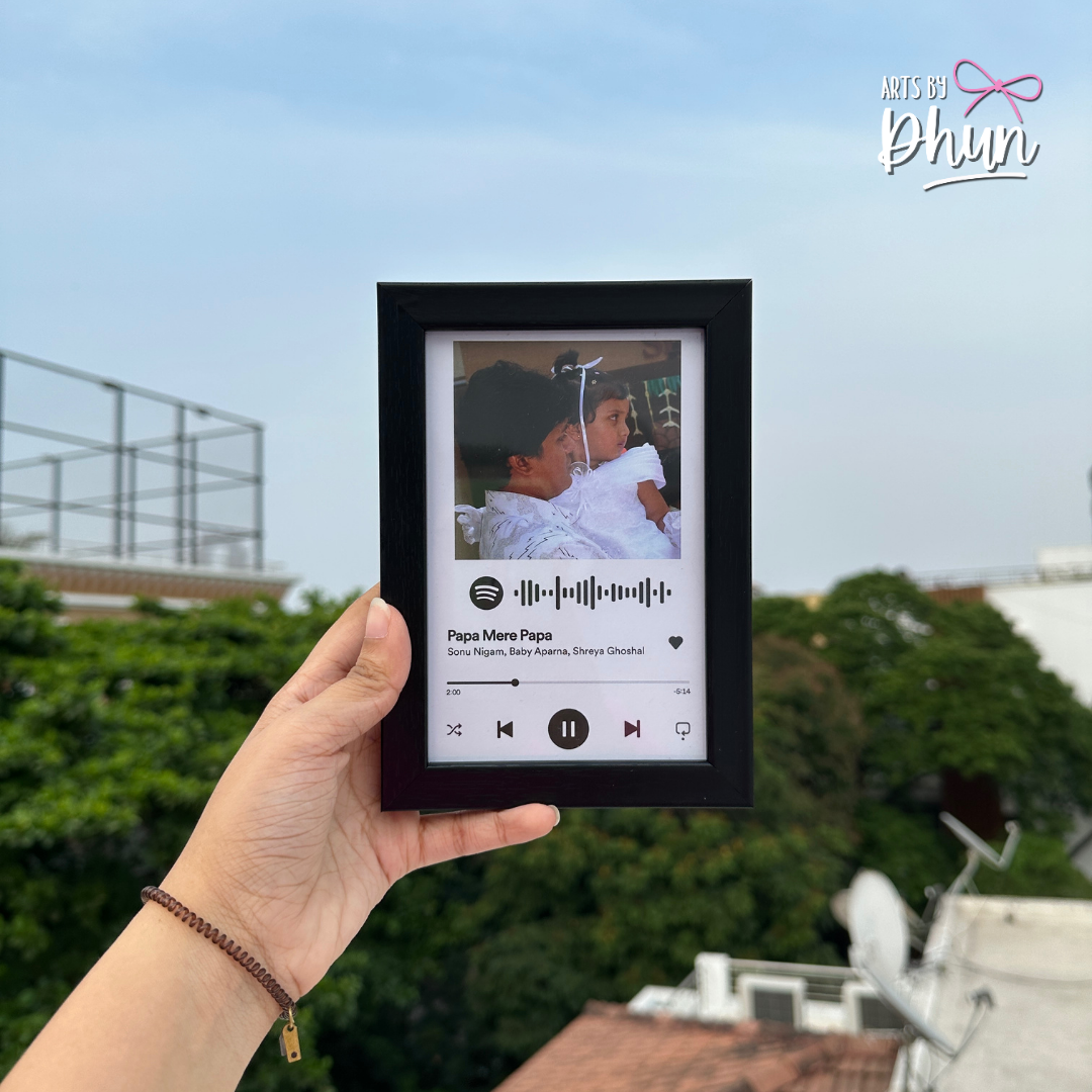 Spotify frame customised