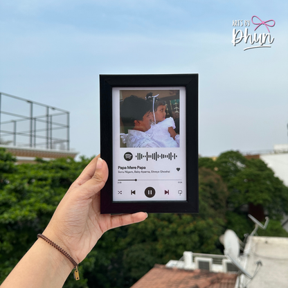 Spotify frame customised