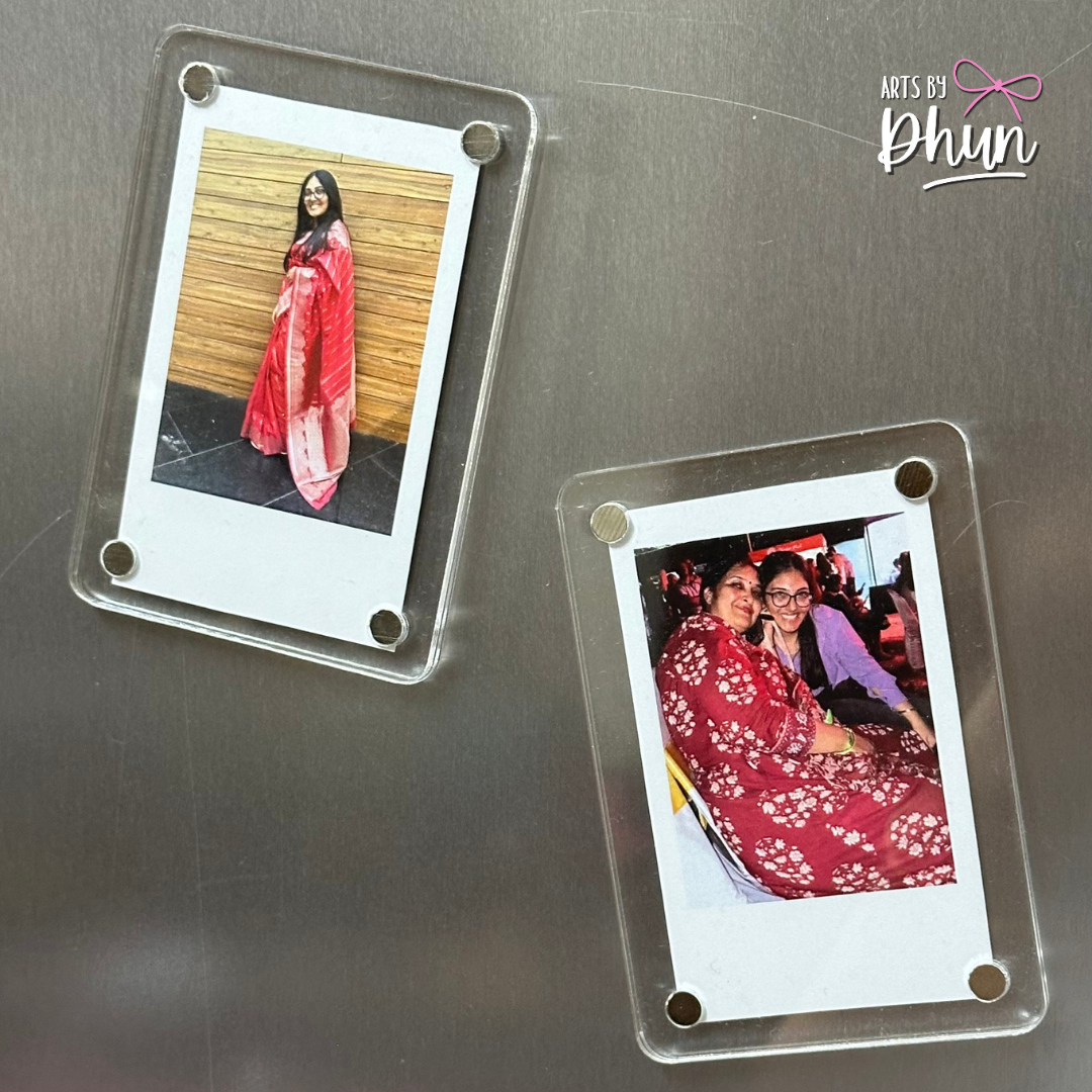 Acrylic Magnet Frames ( 5 free Retro Prints ) – Arts By Dhun