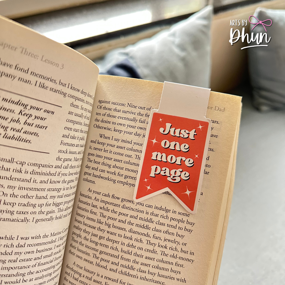 book lovers magnetic bookmark