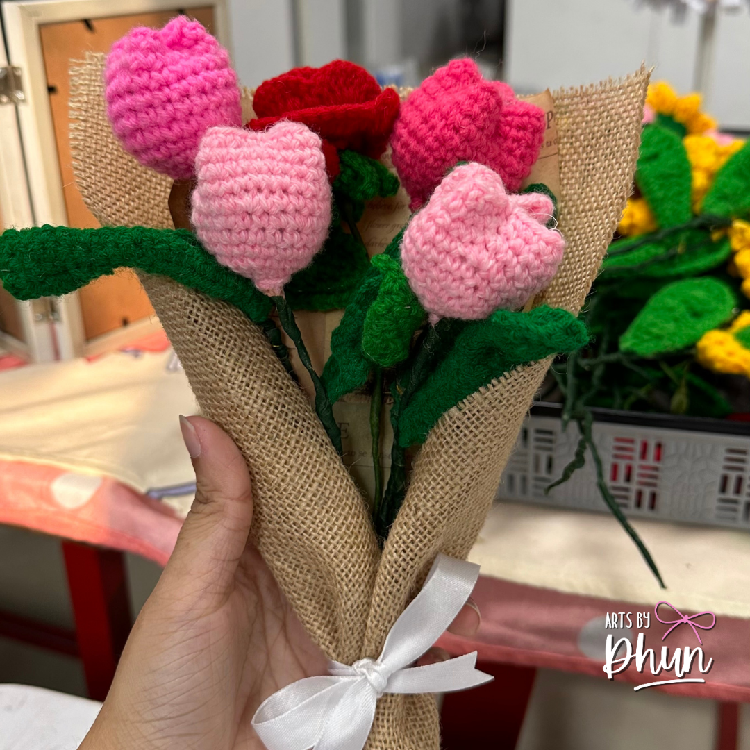 crochet tulips