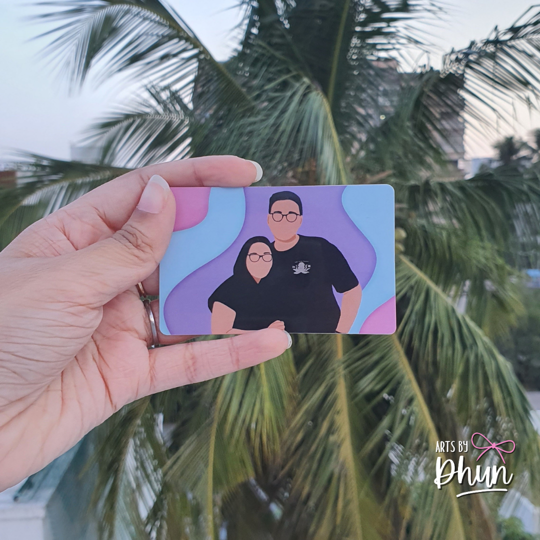 illustration wallet card