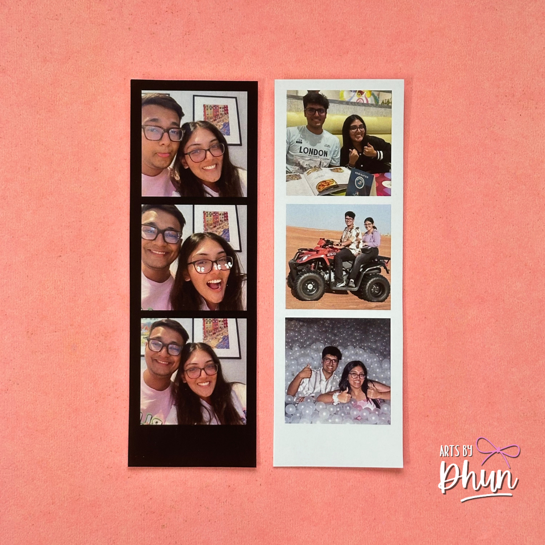 photo booth film strips customised