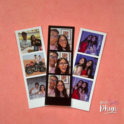 photo booth strips personalised